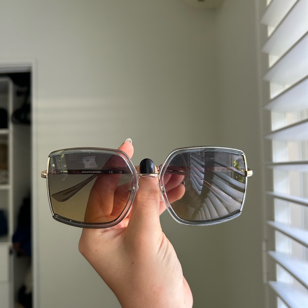 Black/Green Gradient Sunglasses